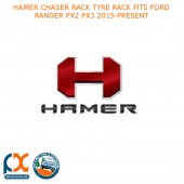 HAMER CHASER RACK TYRE RACK FITS FORD RANGER PX2 PX3 2015-PRESENT